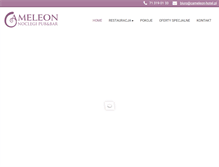 Tablet Screenshot of cameleon-hotel.pl